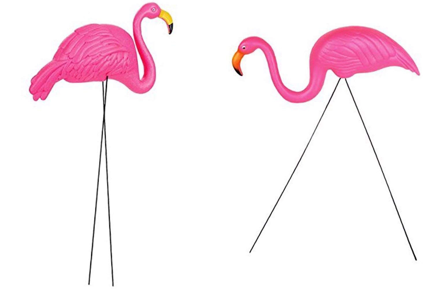 Rhode Island Novelty Two 26" Pink Flamingo Party Decoration Yard Ornaments