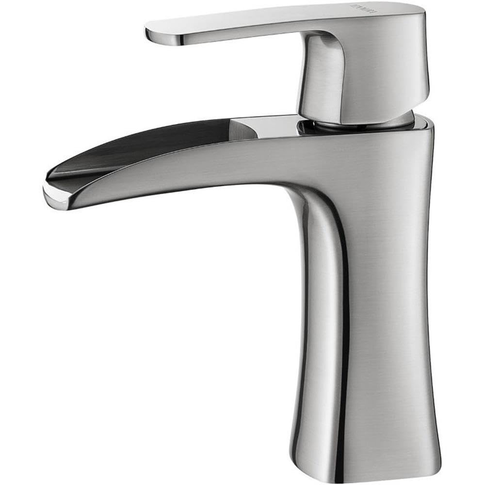 Vinnova Alessandra Single-Lever Vessel Bathroom Faucet in Satin Nickel