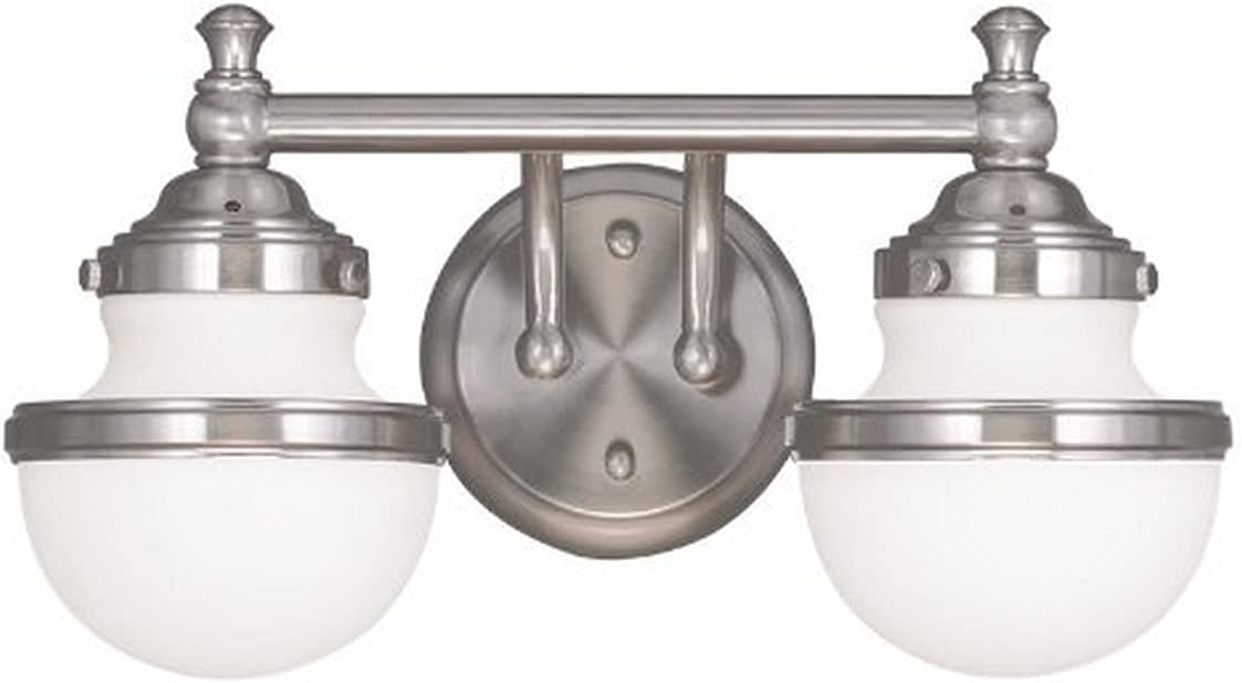 Livex Lighting Oldwick 2 - Light Vanity in  Brushed Nickel