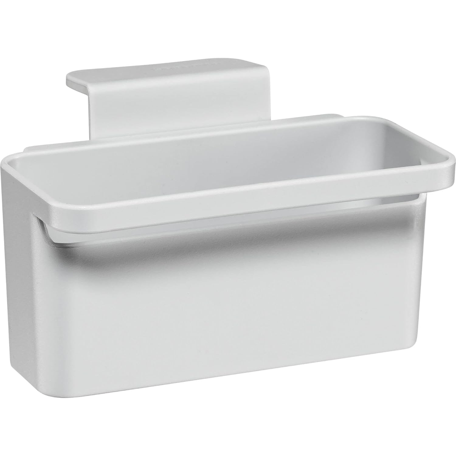 Brabanta SinkSide in-Sink Organizer (Light Gray) Tidy Storage/Drainage Container with Suction Cups for Kitchen Sink Sponges, Cloths, Dishsoap