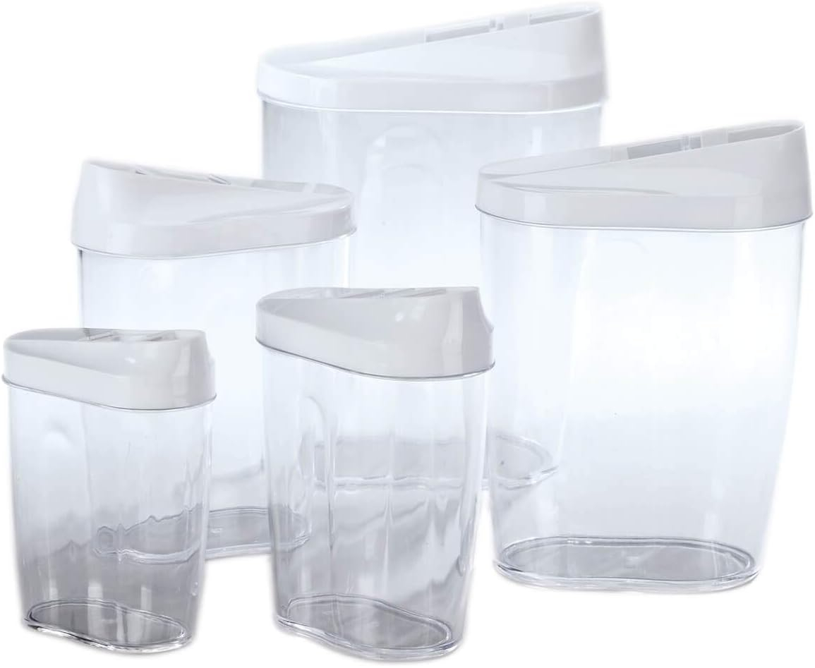 The Lakeside Collection 5-Pc. Store and Pour Container Set 5 Pieces