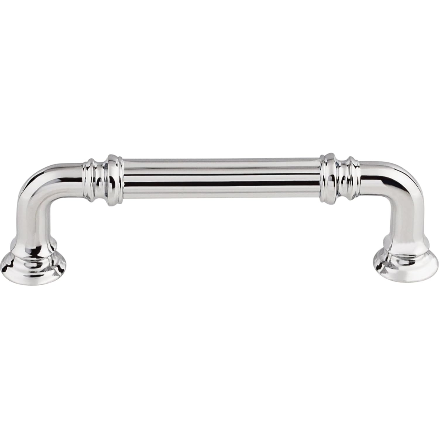Polished Chrome 5" Traditional Reeded Cabinet Handle