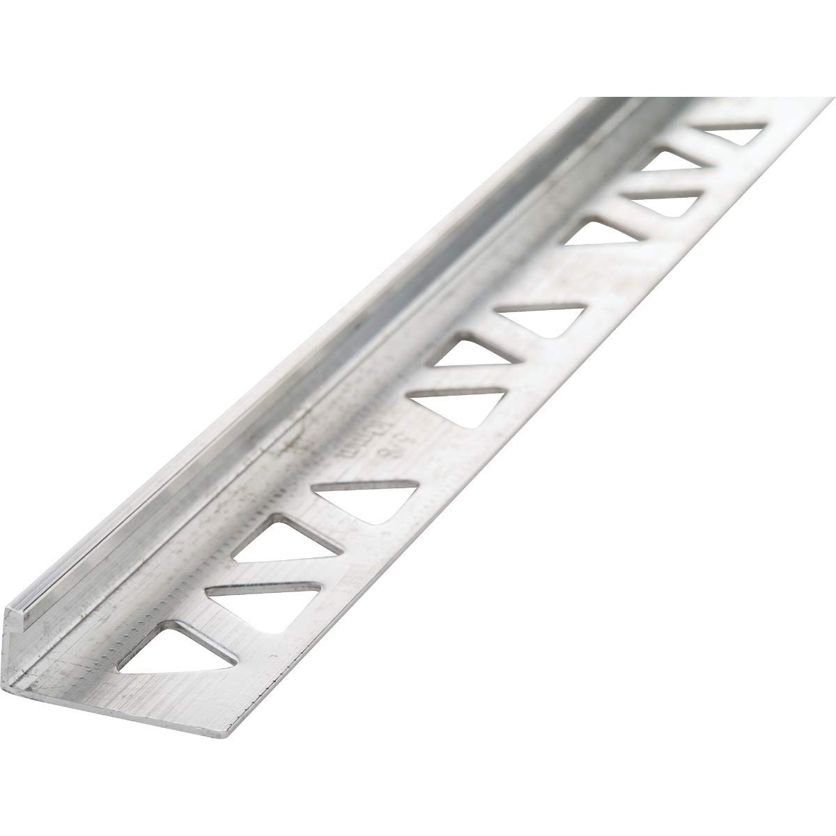 M-D Building Products 31397 3/8 in. x 96 in. Mill Aluminum Tile Edge