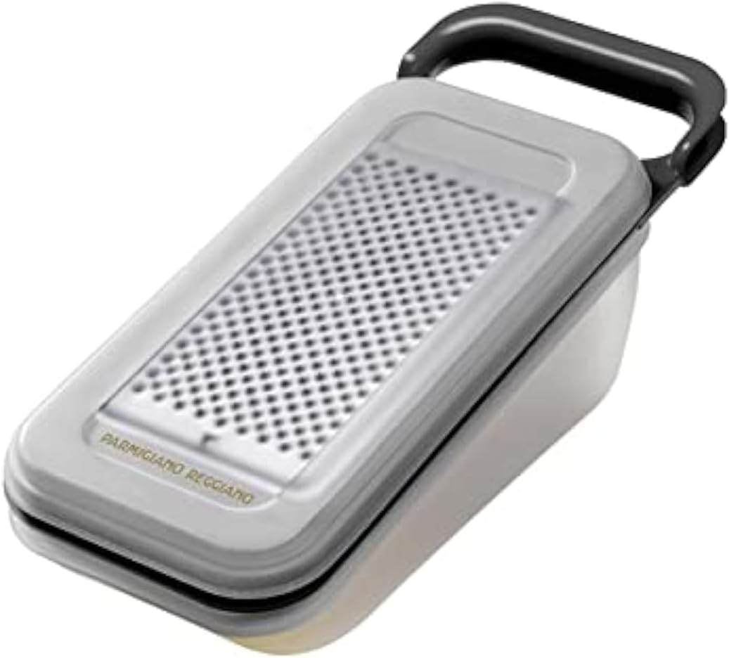 Italian Stainless steel grater with sealed container for cheese