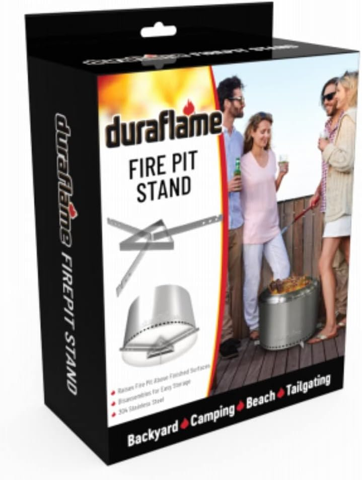 Duraflame® 19” Stainless Steel Low Smoke Fire Pit Stand