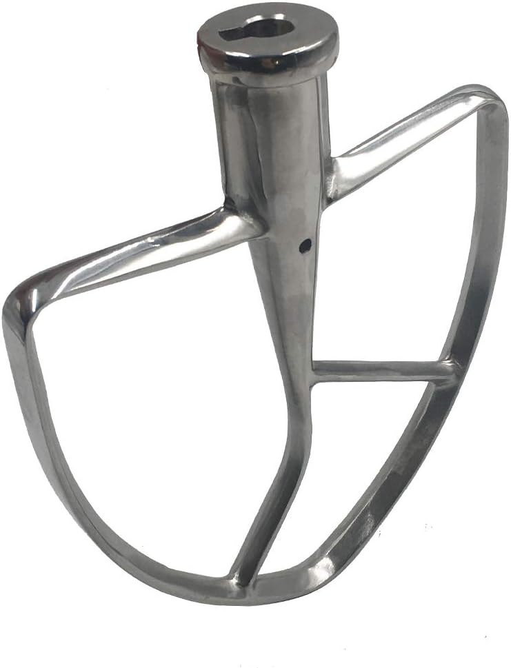 KitchenAid Commercial Stainless Steel Flat Beater - NSF Certified, KSMC7QFB