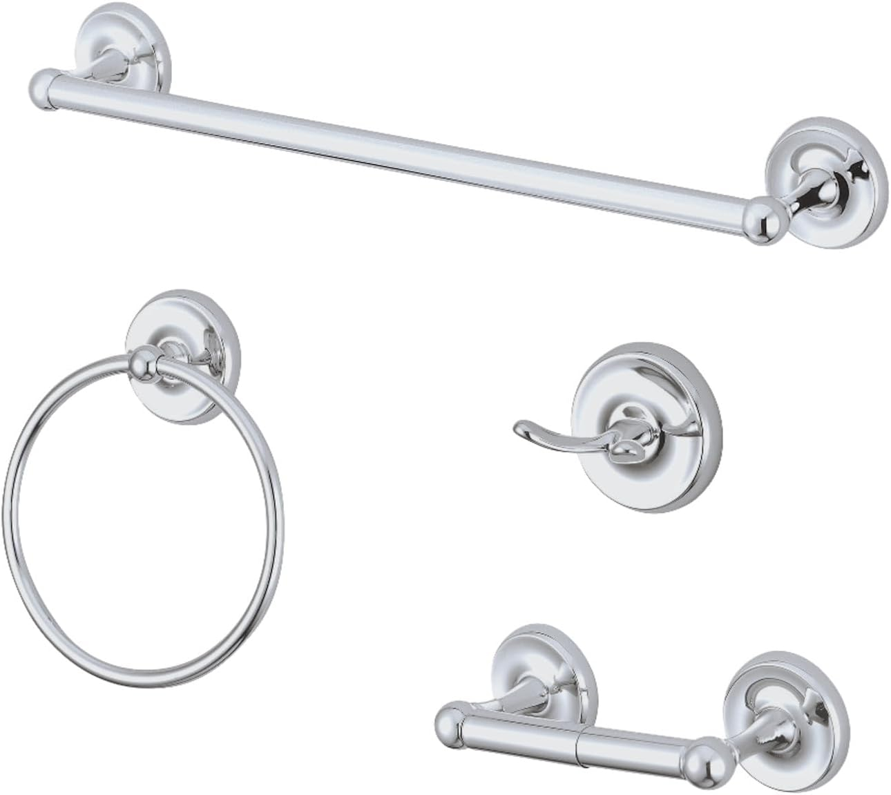 Kingston Brass Victorian 4-Piece Bathroom Hardware Set