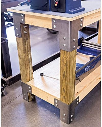 Eastwood Shop Table Kit Unpainted Bare Steel