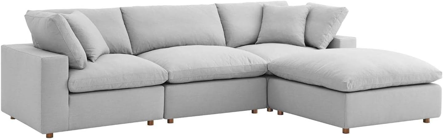 Commix Down Filled Overstuffed 4 Piece Sectional Sofa Set-EEI-3356