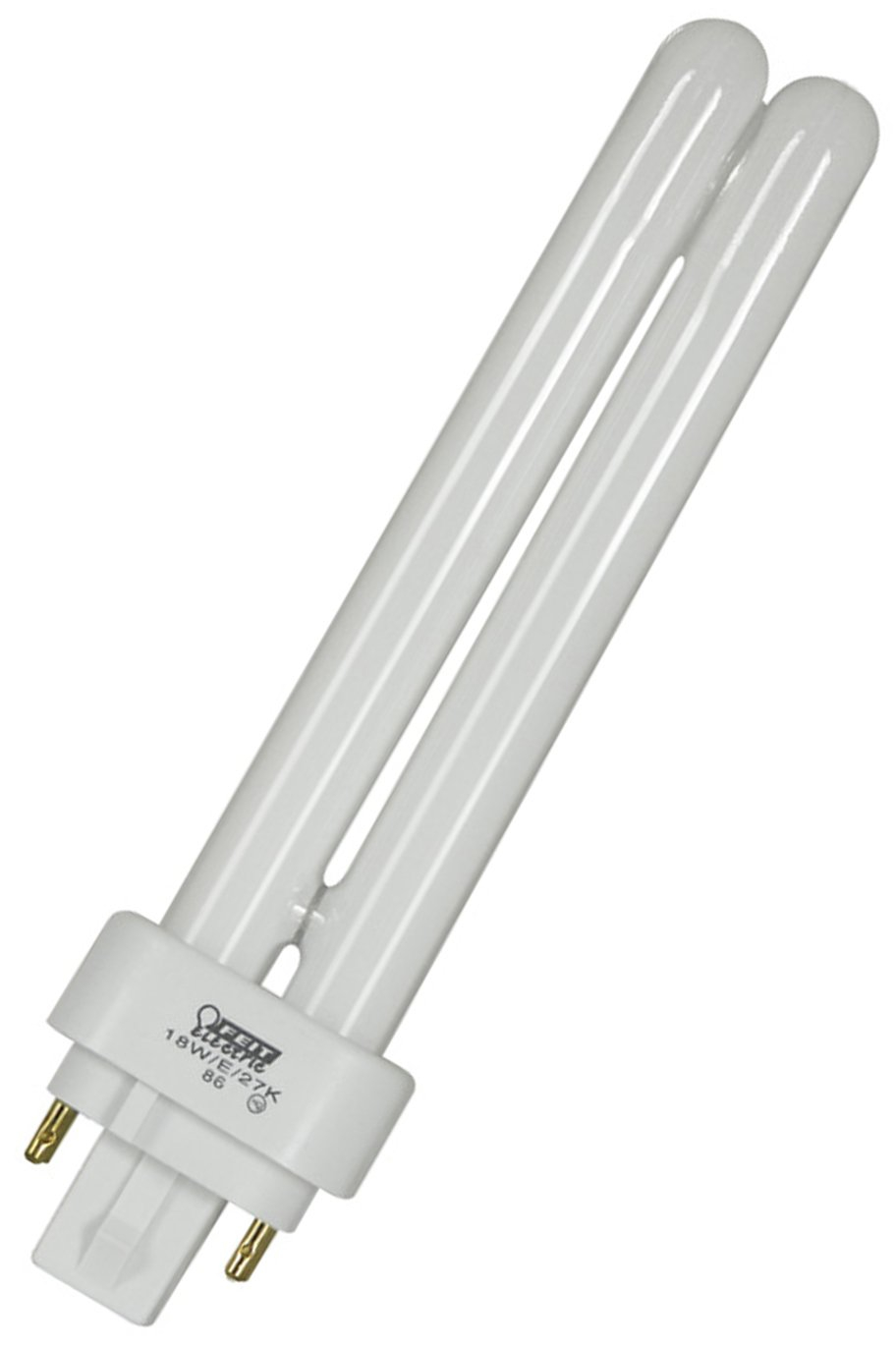 18-Watt White Frosted Glass CFL Tubular Light Bulb