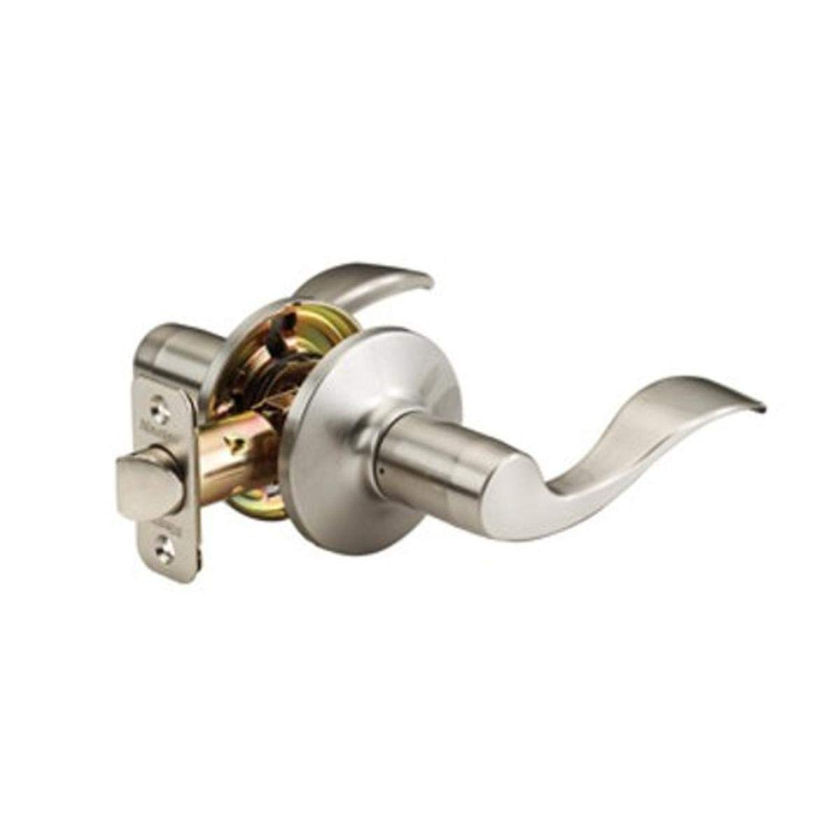 Master Lock WL0415 Wave Lever Door Knob, Satin Nickel