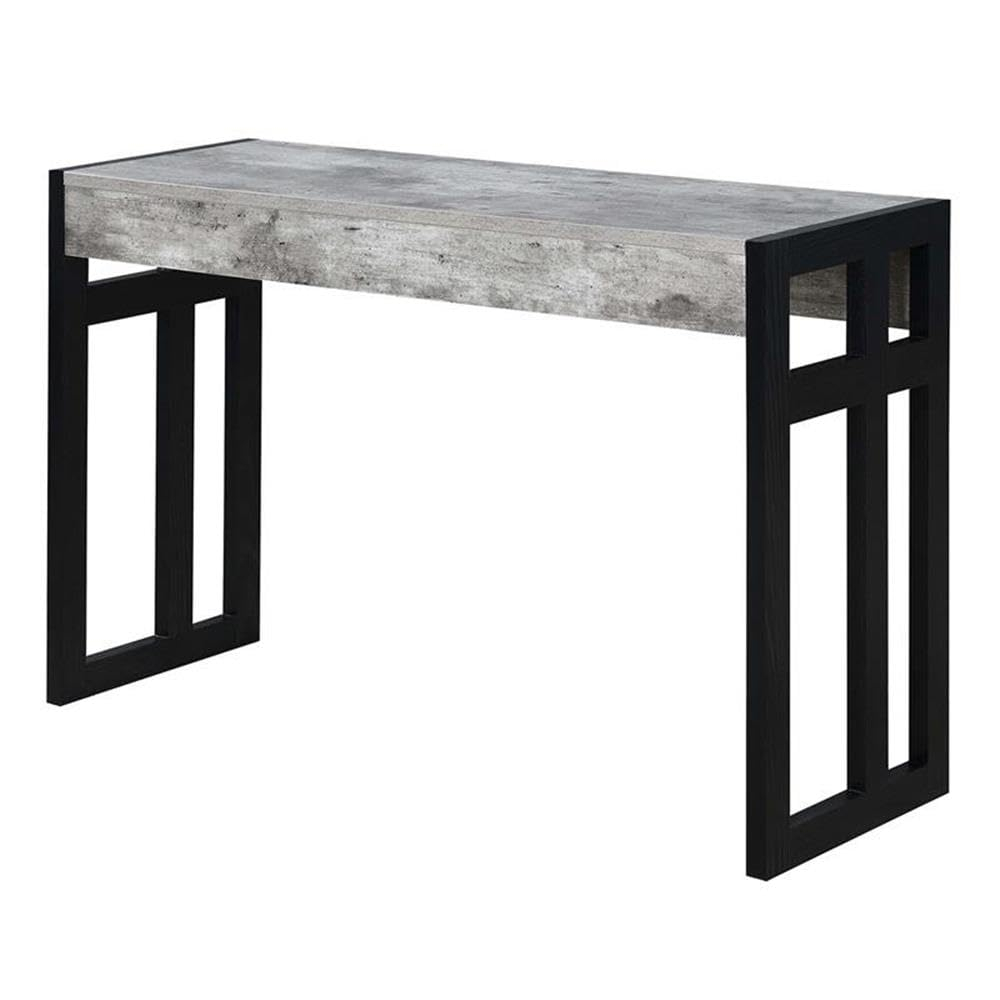 Convenience Concepts Monterey Console Table, Faux Birch/Black