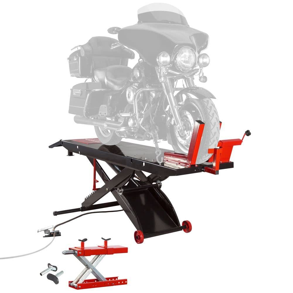 Black Widow BW-PROLIFT-HD Mesa Elevadora de Tijeras para Motocicleta Neumatic ProLift