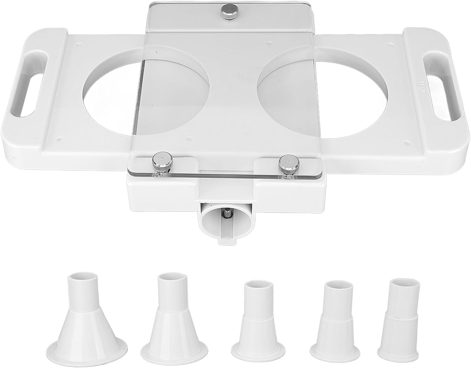 White Non-Stick Plastic Hamburger Press Patty Maker