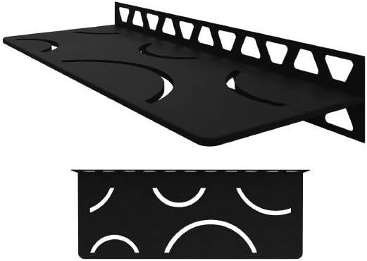 Schluter Systems Shelf Rectangular Wall Curve Matte Black