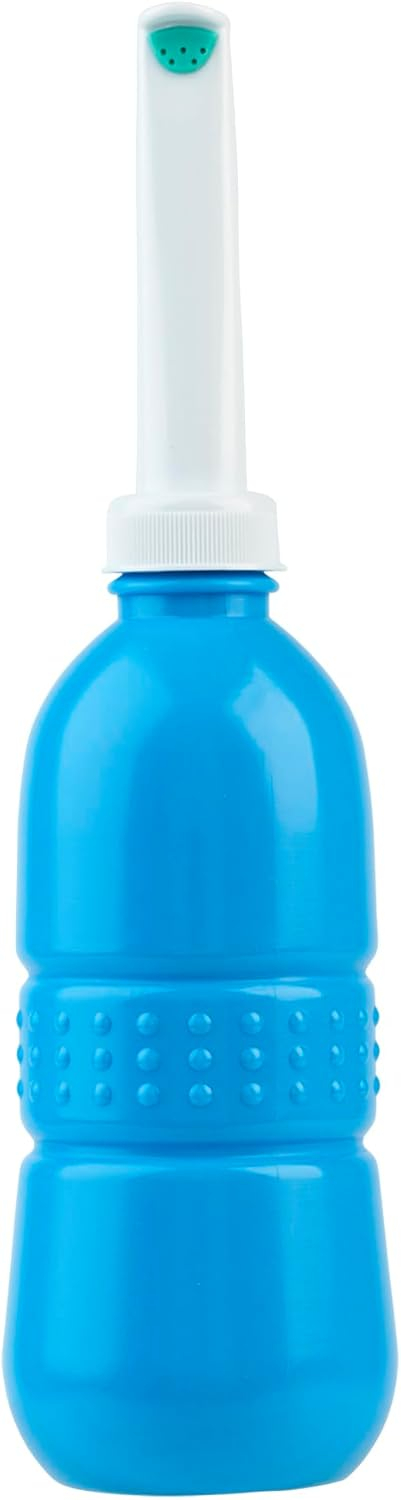Brondell Rinslet Travel Bidet, Blue with Easy Store Nozzle and Carry Bag