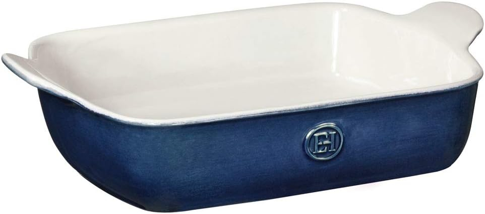 Emile Henry HR Modern Classics Rectangular Baking Dish 11" x 8", Twilight Blue