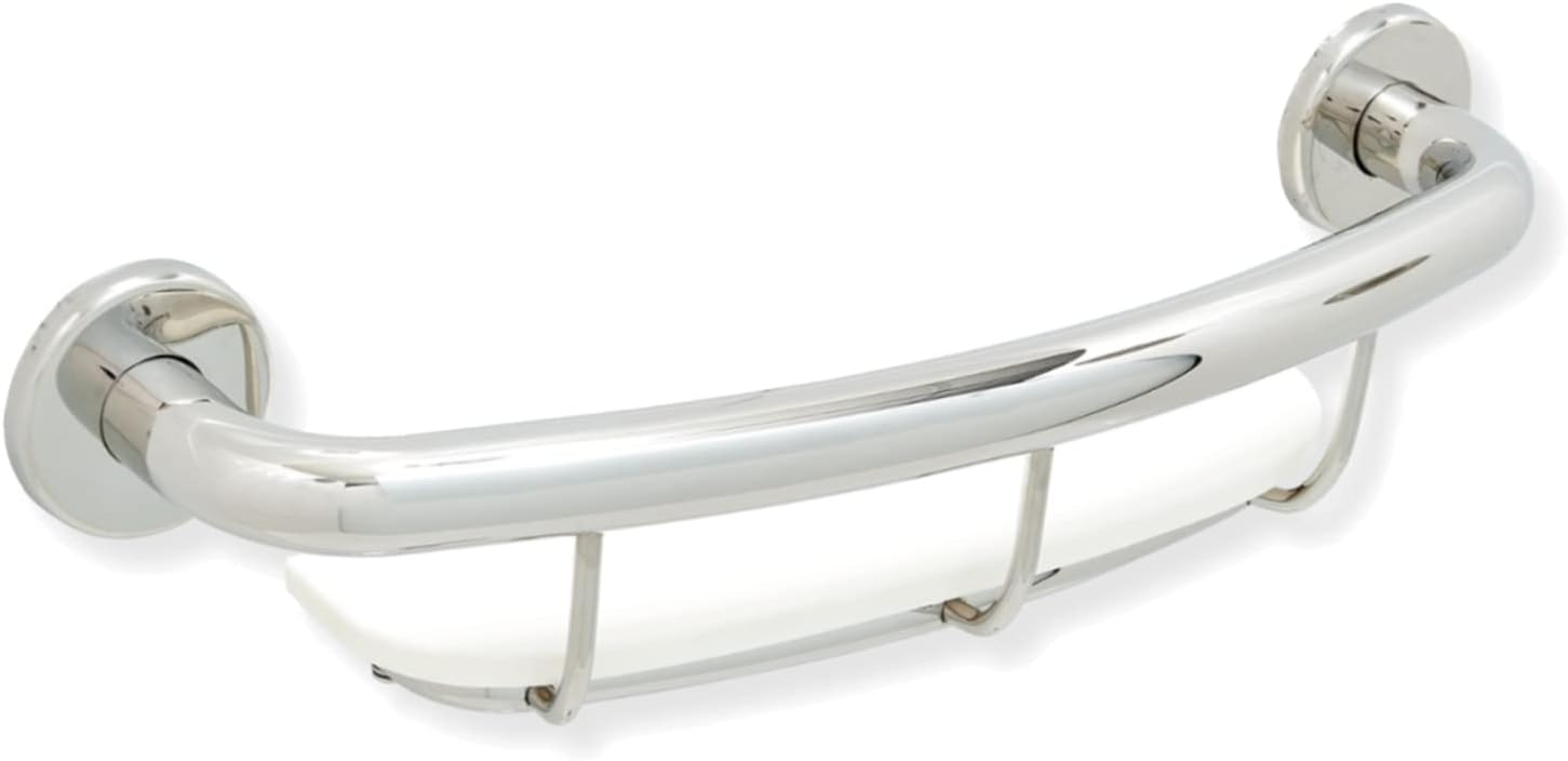 Shelf Grab Bar for Bathroom Shower Tub Kitchen Safety Aid/304 Stainless/Polished Chrome/ 18" x 5.5"