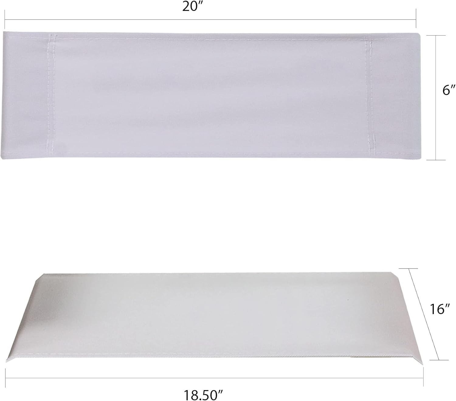 Yu Shan CO USA Ltd 021-29 Director chair replacement cover kit  White
