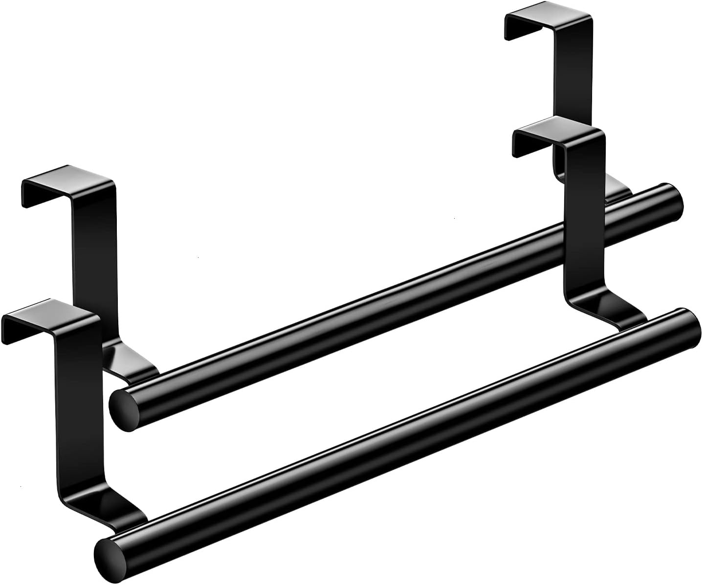 Stainless Steel Over Door Double Towel Rack Bar Holders
