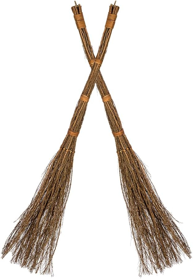 36 in. Classic Cinnamon Scented Broom (2-Pack)