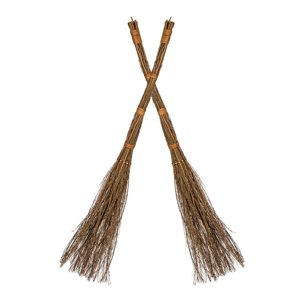 36 in. Classic Cinnamon Scented Broom (2-Pack)