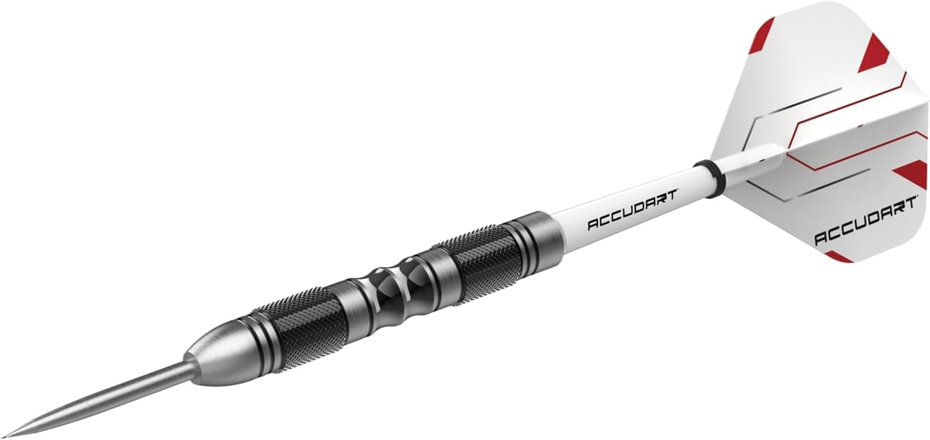 Accudart Steel Tip, Stainless Steel Finish Barrel, Set 3.5