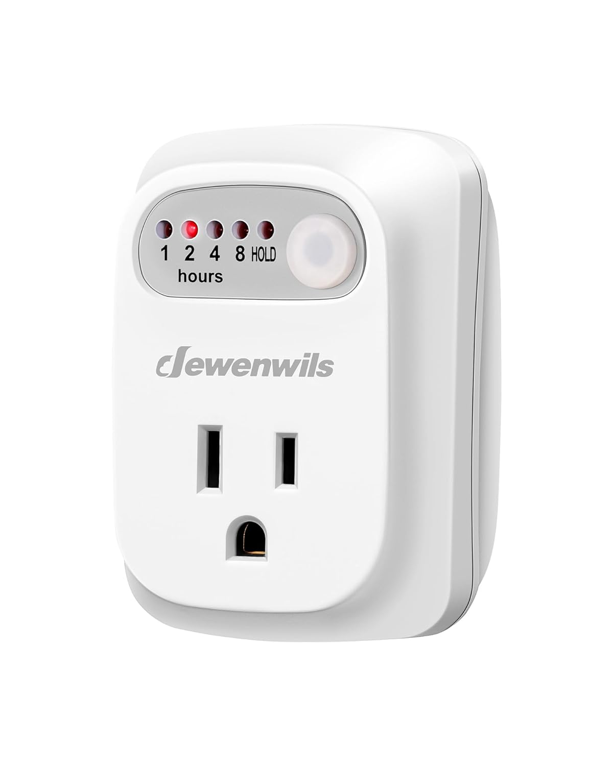Indoor Countdown Timer Outlet, Timers for Electrical Outlets, Auto Shut Off Safety Outlet, 1-3-Prong Grounded Outlet