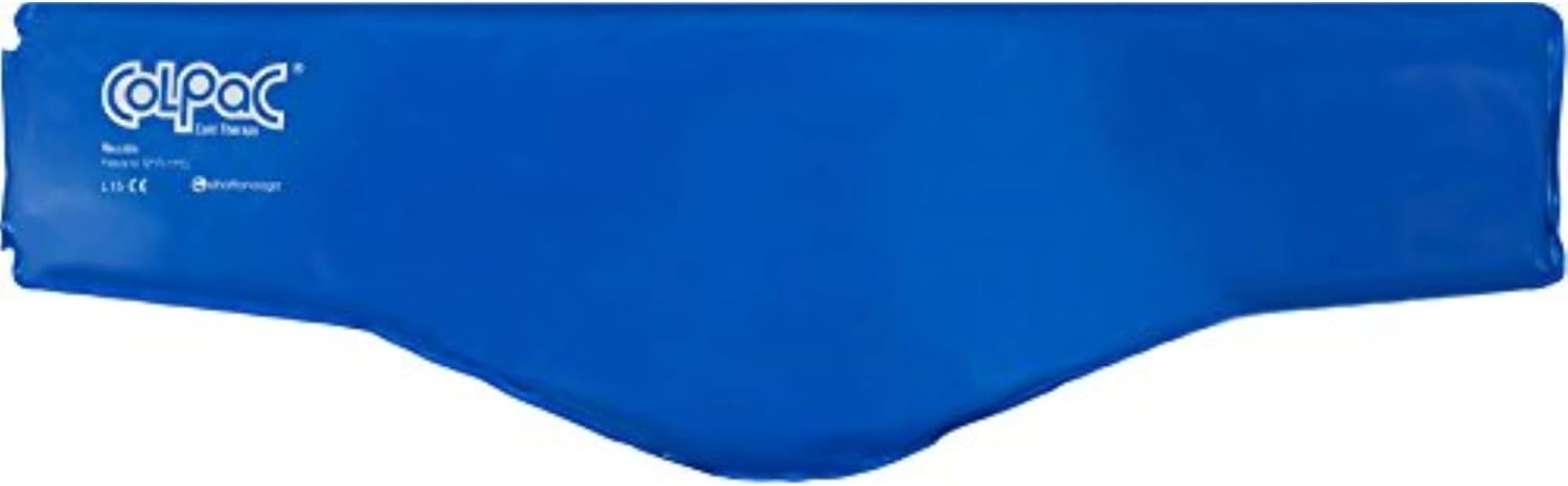 Chattanooga ColPac Cold Therapy, Blue Vinyl, Neck Contour Cold Pack (23")