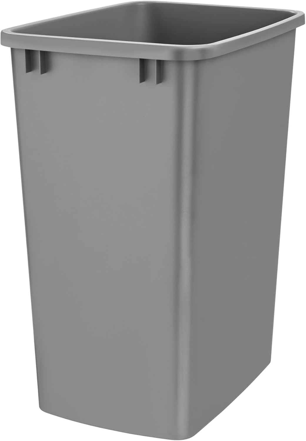Rev-A-Shelf 35 Qt Under Sink Trash Can Replacement, Plastic, Silver, RV-35-17-52