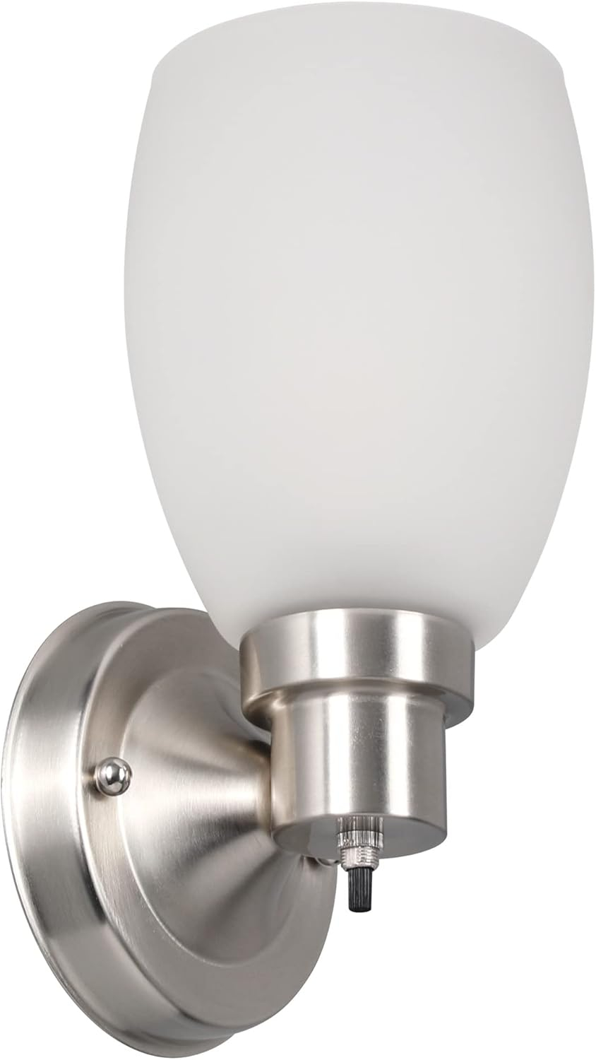 Design House  Lydia Wall Light in Satin Nickel