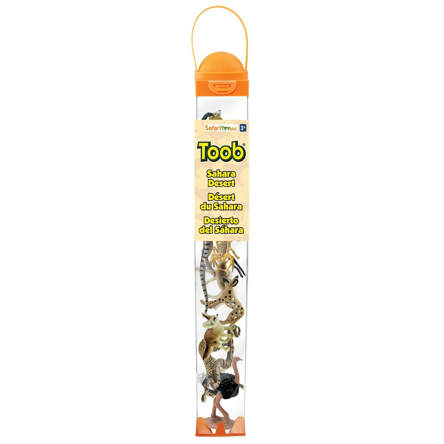 Sahara Desert Animal Figurines Set with Hand-Painted Details