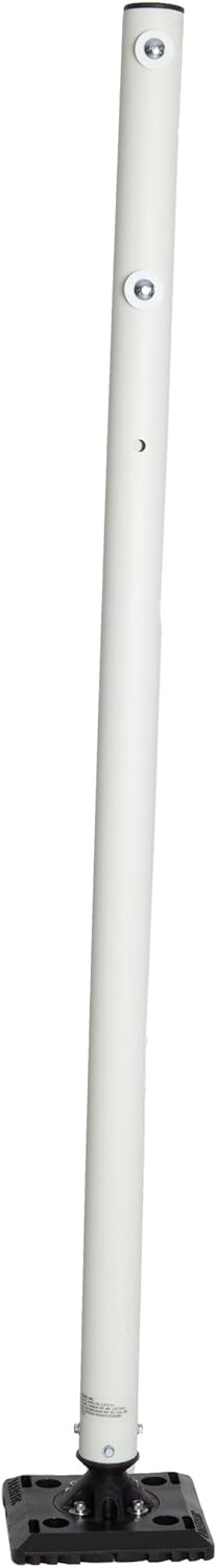 Brady 5 ft White Polypropylene Heavy Duty Flexible Sign Mounting Post