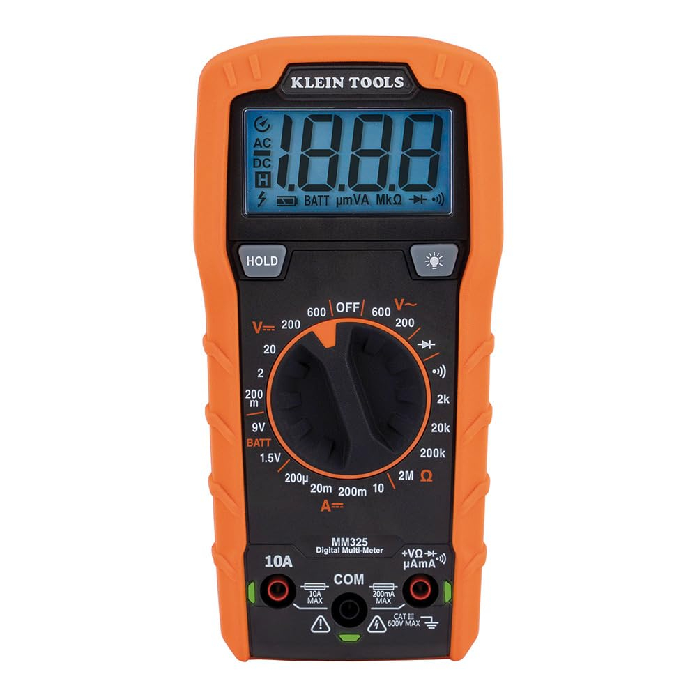 Klein Tools MM325 600V Manual-Ranging Digital Multimeter