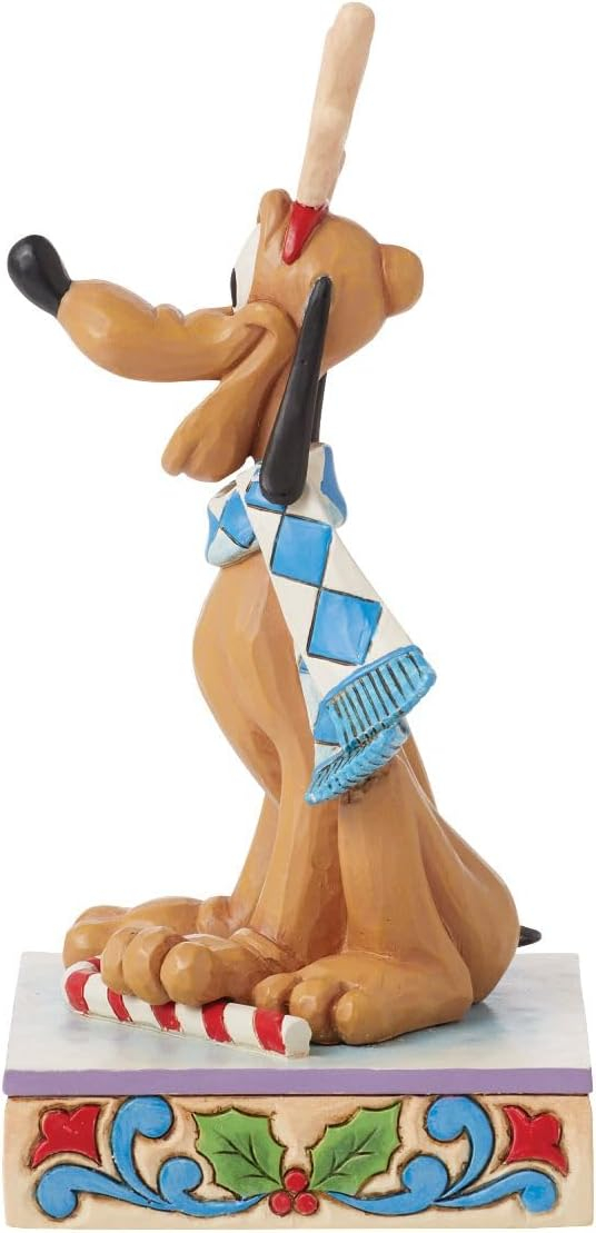 Jim Shore Jim Shore Disney Traditions Pluto Christmas Holiday Figurine 5.625in