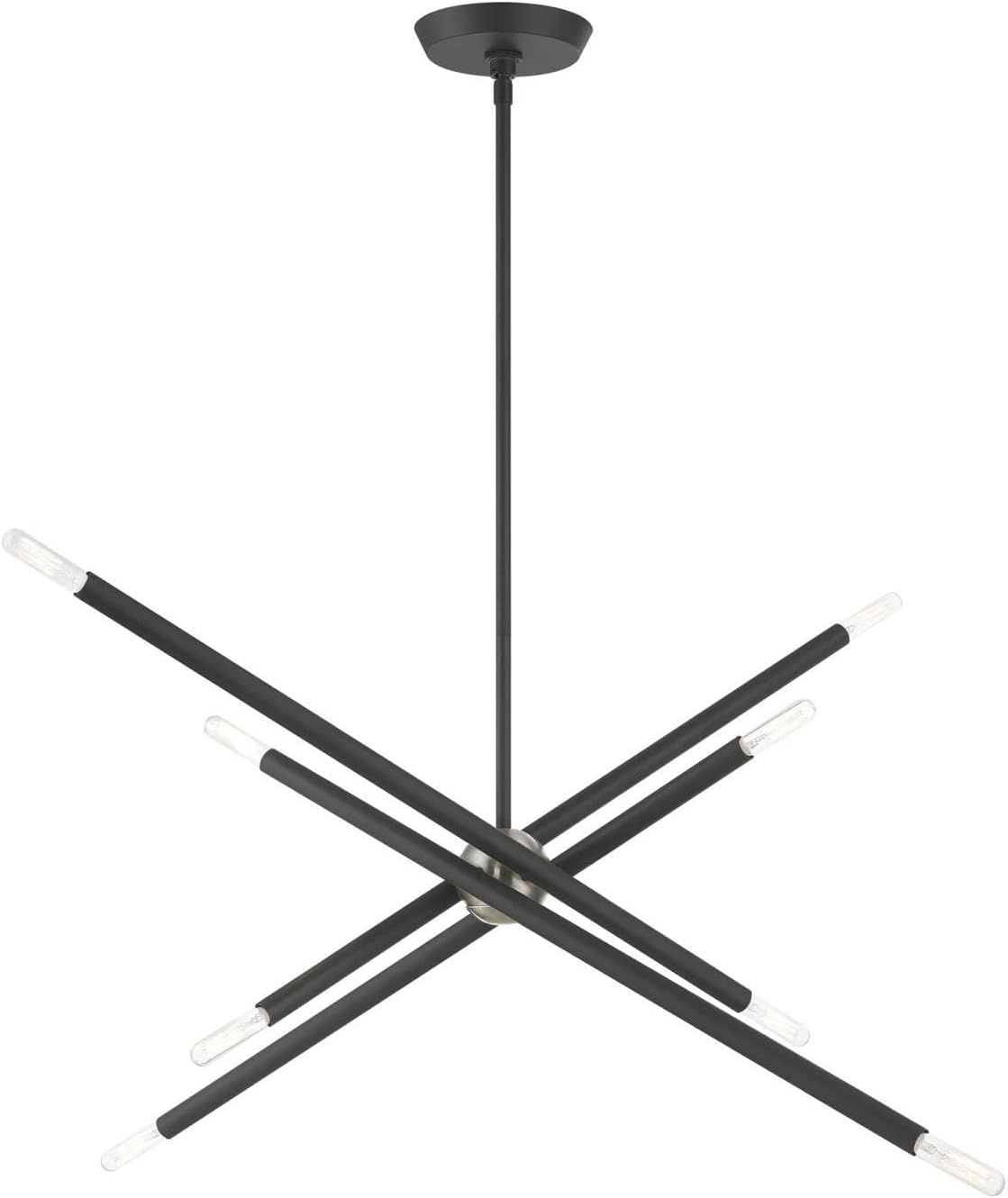 Livex Lighting Soho 8 - Light Chandelier in  Scandinavian Gray
