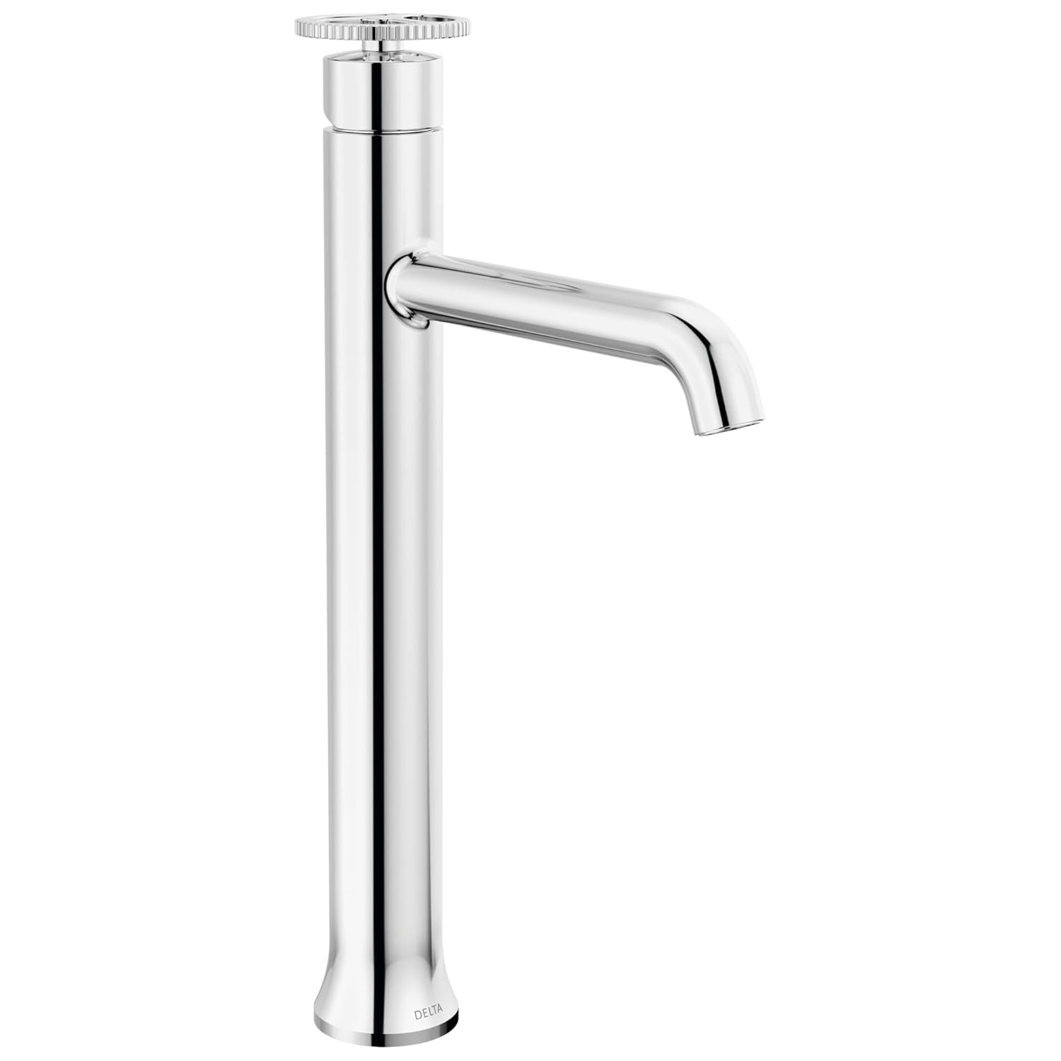 Trinsic Single Hole Vessel Bathroom Faucet with Wheel Handle, Single Handle Bathroom Sink Faucet
