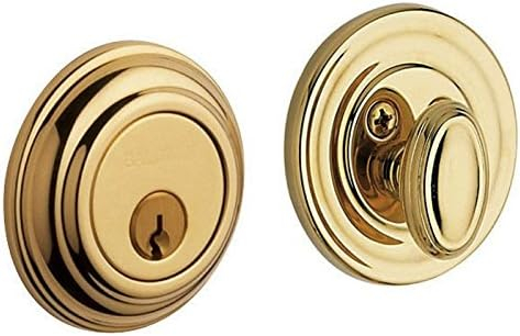 Polished Nickel Non-Lacquered Brass Universal Deadbolt