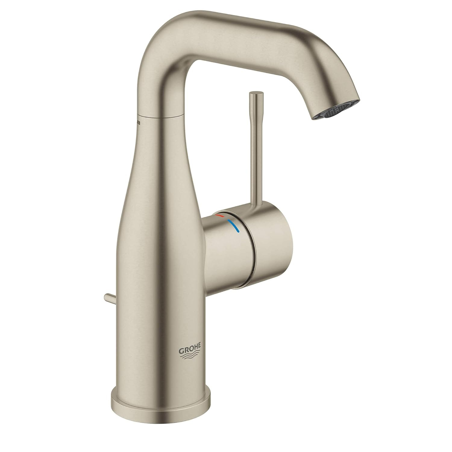 Grohe 23 485 A Essence 1.2 GPM Single Hole Bathroom Faucet - Nickel