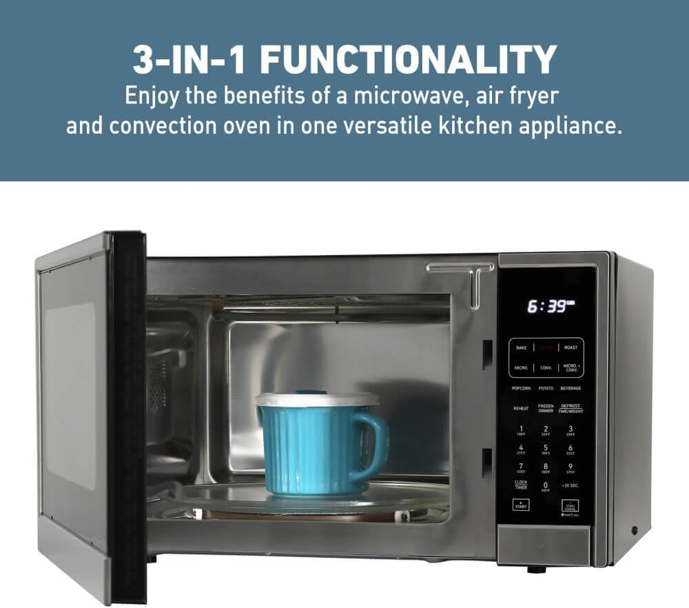 West Bend WBAF130K3S 3-in-1 Microwave Air Fry Convection Oven