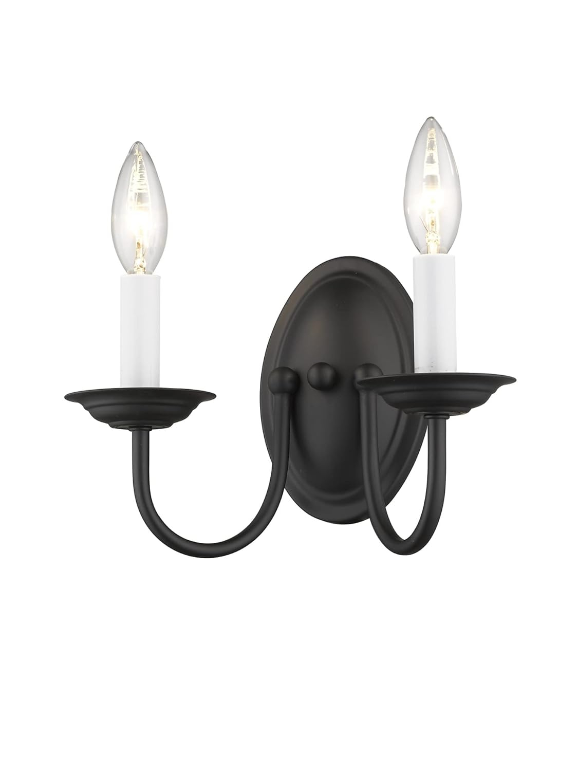 Livex Lighting Home Basics 2 - Light Wall Light in  Black
