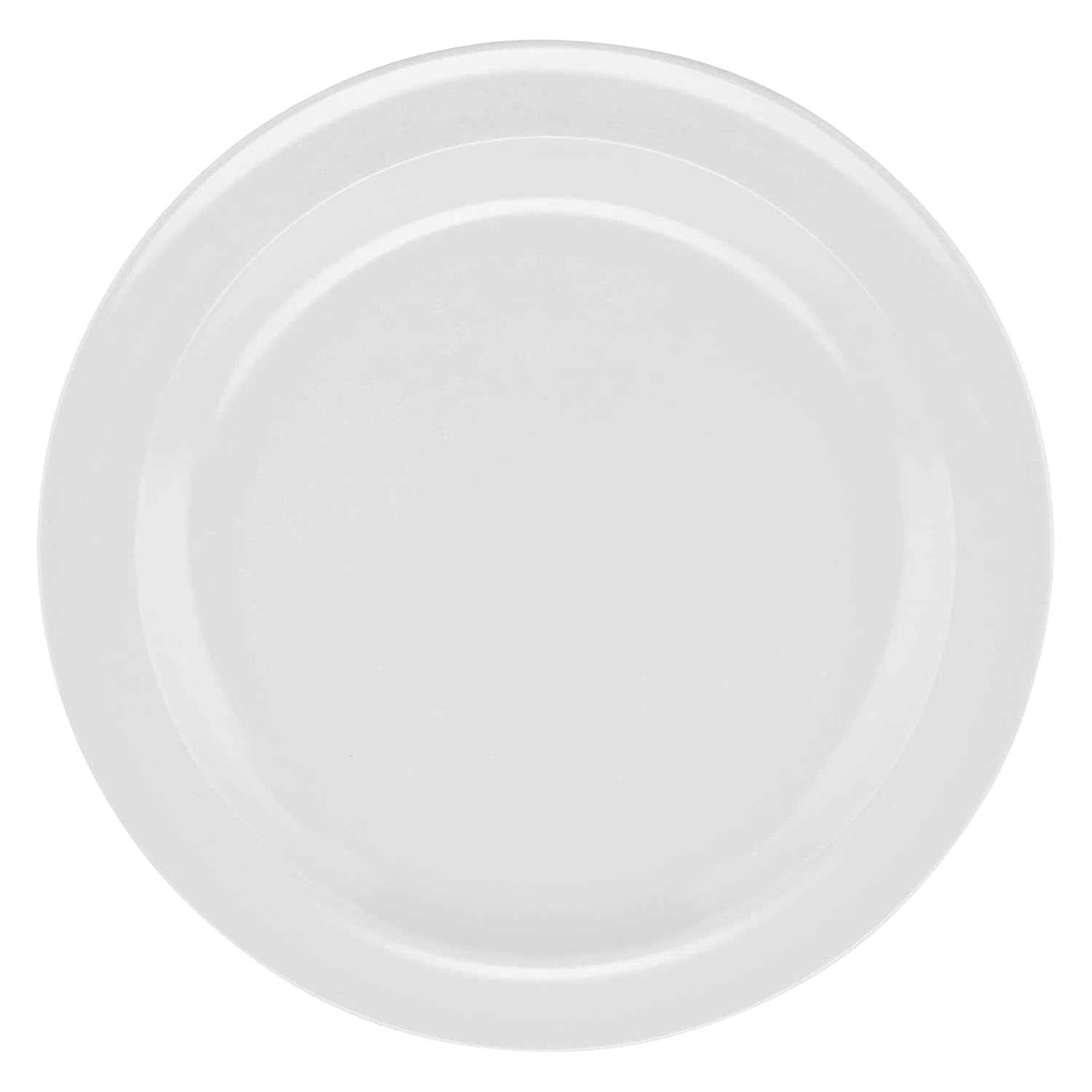 GET DP-507-W Melaimine Round Dessert Plates, 7.25", White (Set of 12)