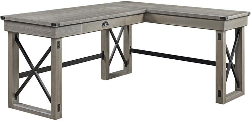 ACME Talmar Writing Desk with Lift Top in Rustic Oak