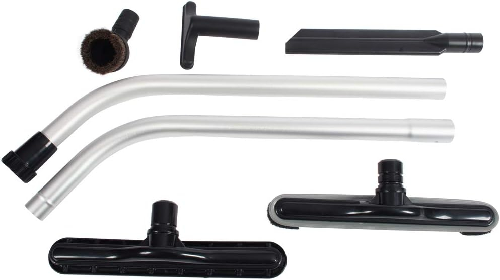 Cen-Tec Systems 95017 Hard Carpet EZ-Glide Tool, 14", 2-Piece S-Wand, Backpack Vacuum Attachment Kit w/Floor Brush, Black