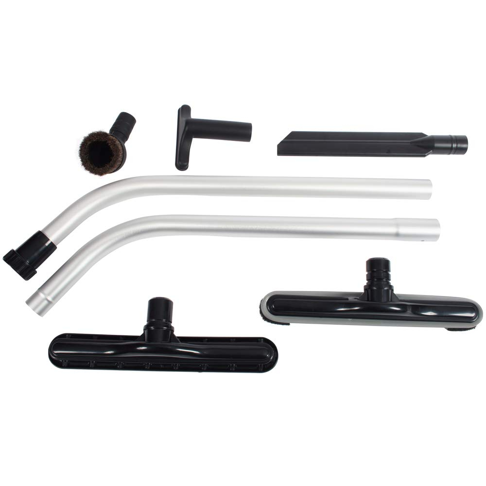 Cen-Tec Systems 95017 Hard Carpet EZ-Glide Tool, 14", 2-Piece S-Wand, Backpack Vacuum Attachment Kit w/Floor Brush, Black