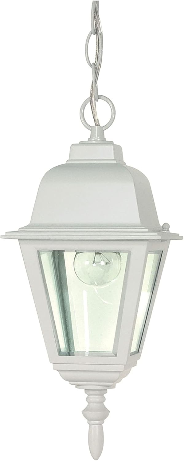 Nuvo 60-487 - Briton - 1 Light - 10" - Hanging Lantern - w/ Clear  Glass