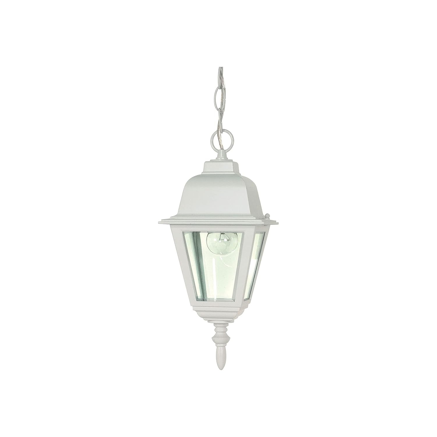 Nuvo 60-487 - Briton - 1 Light - 10" - Hanging Lantern - w/ Clear  Glass