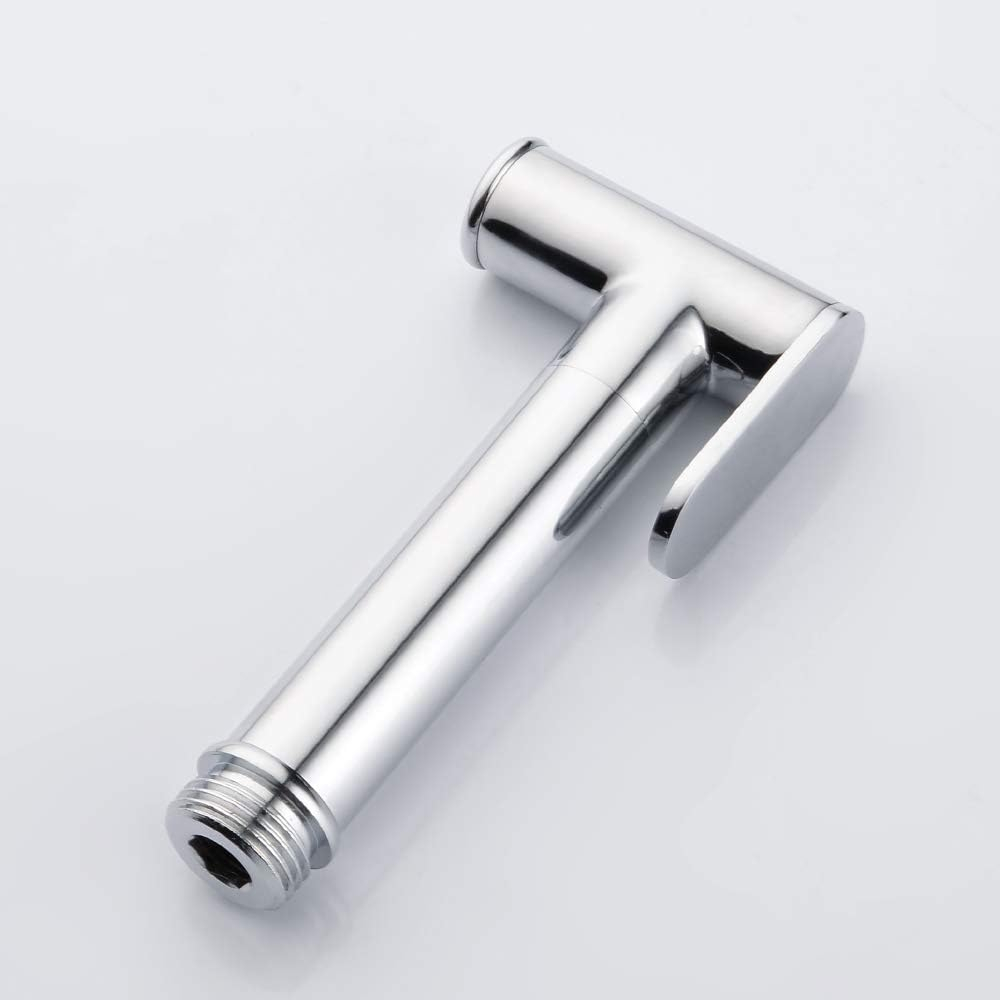 Chrome Handheld Bidet Sprayer with Hot and Cold Mixer
