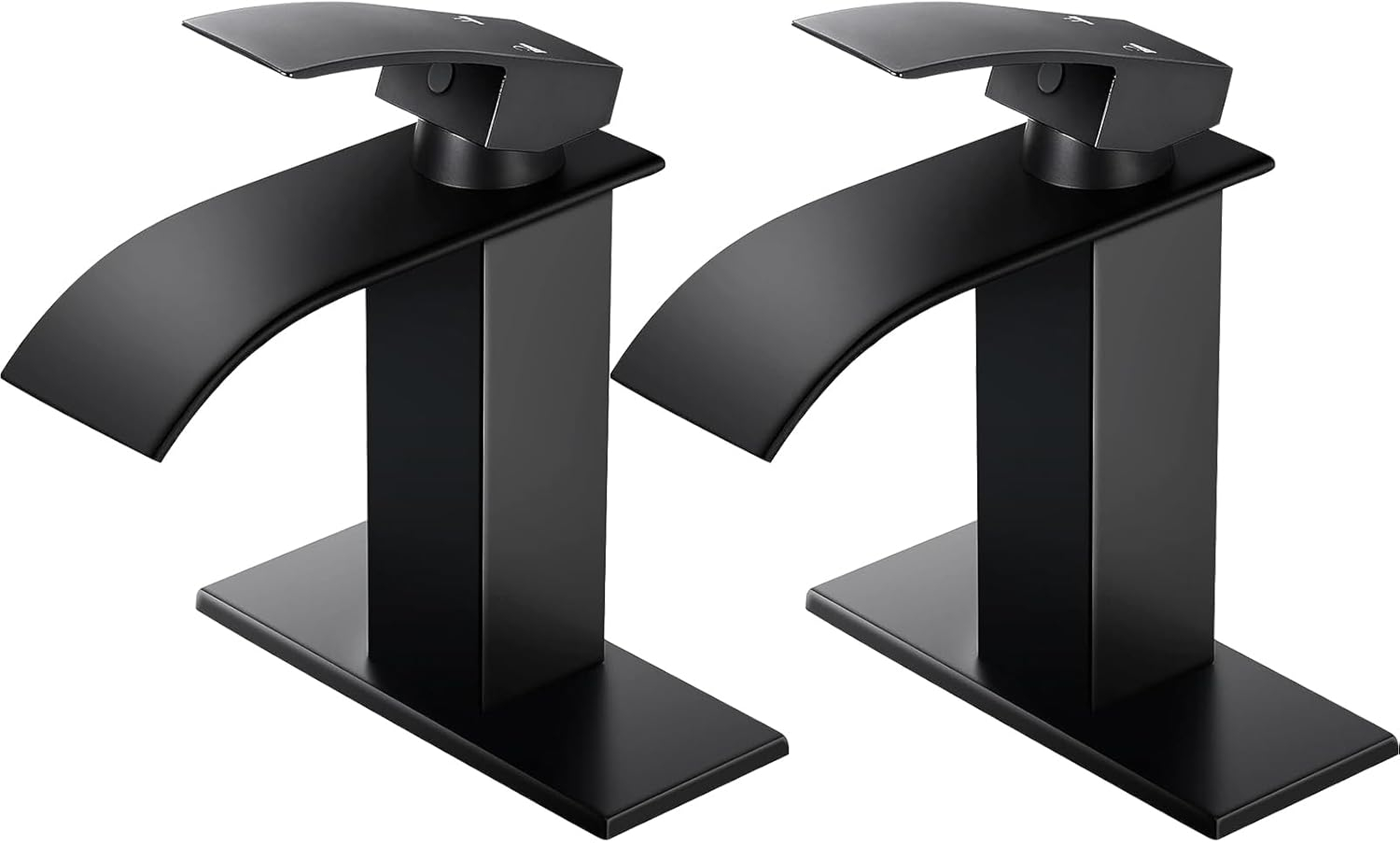 Qomolangma Vessel Sinks Waterfall Bathroom Sink Faucet, Tall Single Handle Bathroom Sink Faucets, Brushed Nickel Bathroom Faucet Suitable for 1 Hole, Staniless Steel Rv Lavatory Vanity Faucet