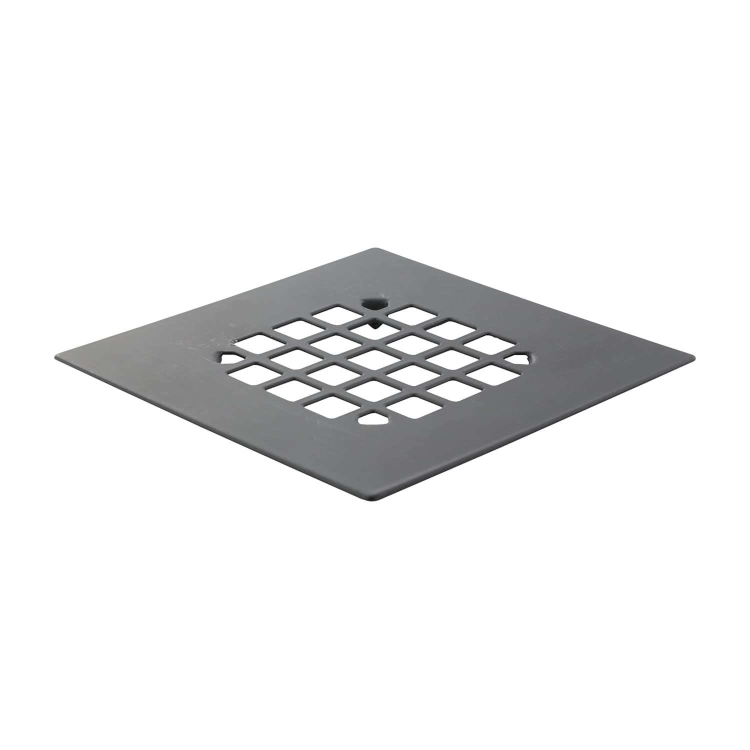 4.25 in. Square Stainless Steel Drain Cover, Matte Black